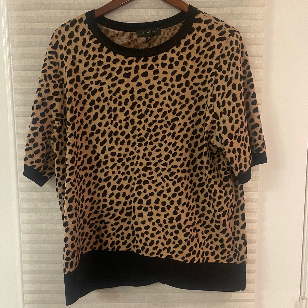Short sleeve sweater